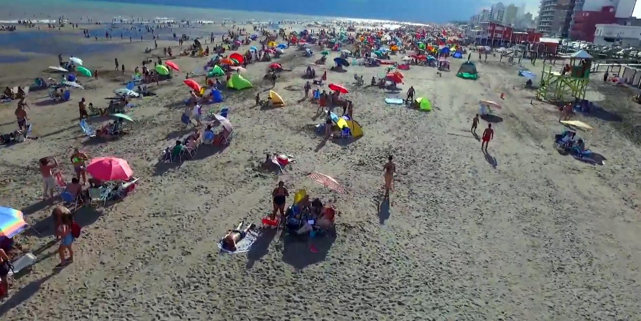 playas de Monte Hermoso en Buenos Aires