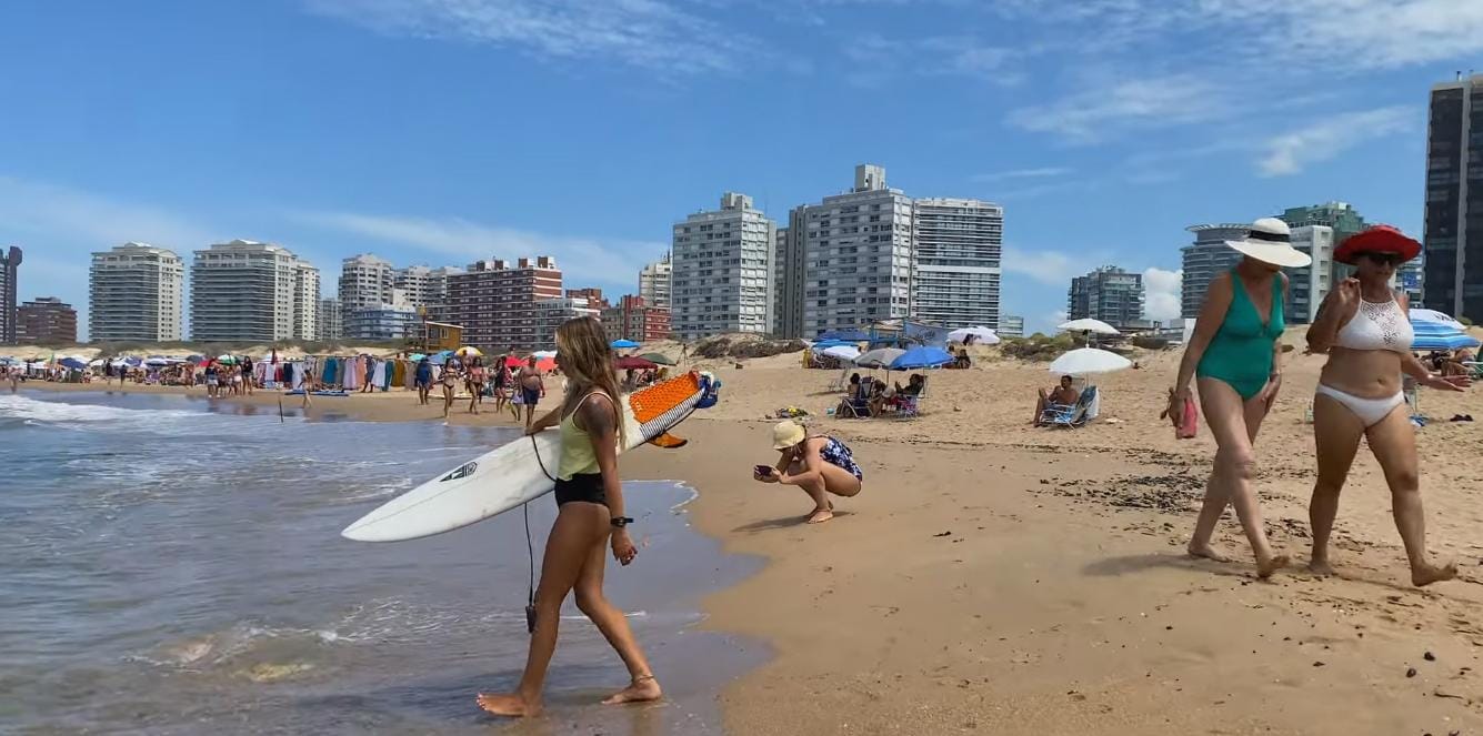 Playas de Punta del Este para surf