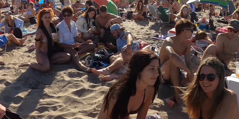 Playa Grande en Mar del Plata